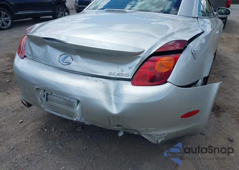 2002 Lexus Sc 430 from USA, damaged, VIN JTHFN48Y520033641